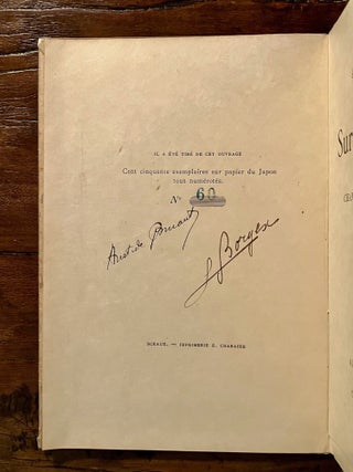 Sur la Route Chansons et Monologues Dessins de Borgex - Limited Edition SIGNED by Bruant and Borgex in Custom Slipcase