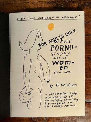 Item #12946 What Pornography Does to Women & to Men. E. WIDAEN