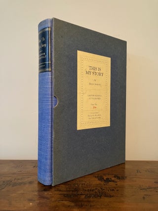 Item #13042 This is My Story. Eleanor ROOSEVELT