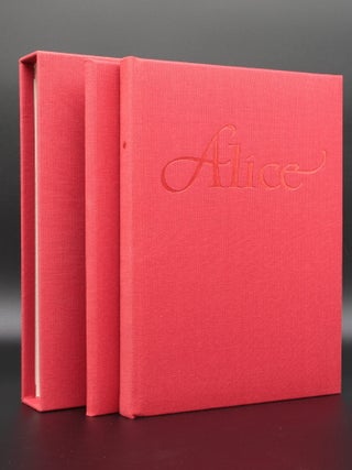Item #13350 Alice's Adventures in Wonderland WITH signed Print, in Slipcase. Lewis CARROLL,...