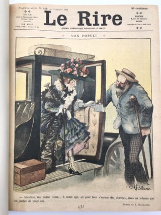 Le Rire Journal humoristique paraissant le samedi - 1913 Nouvelle S&eacute;rie No. 518 - 569 [Bound complete]