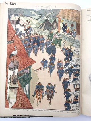 Le Rire Journal humoristique paraissant le samedi - 1913 Nouvelle S&eacute;rie No. 518 - 569 [Bound complete]