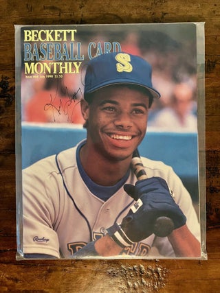 Item #13423 Beckett Baseball Card Monthly. Issue #64, July 1990, Ken Griffey Jr. Cover [SIGNED by...