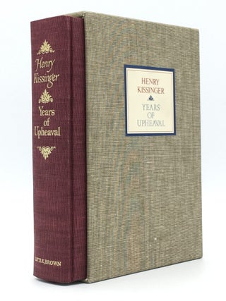 Item #13489 Years of Upheaval - SIGNED Copy. Henry KISSINGER
