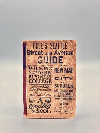 Item #13496 Polk's Seattle Street and Avenue Guide. Seattle - Polk's
