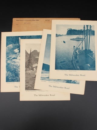 Item #13700 The Milwaukee Road - Four 1959 Souvenir Menus in Envelope. Milwaukee Chicago, St....