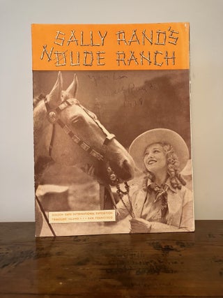 Item #13738 Sally Rand's Nude Ranch [SIGNED Twice]. Sally RAND