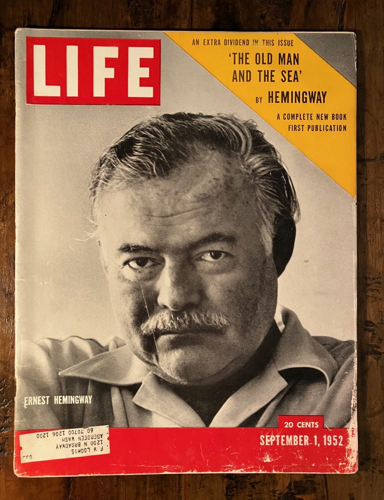 Item #13740 Life September 1, 1952 - First Publication The Old Man and the Sea. Ernest et. al HEMINGWAY.