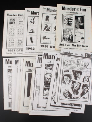 Item #13750 Murder Can Be Fun - Near Complete Run of 22 zine issues. Johnny MARR, et. al