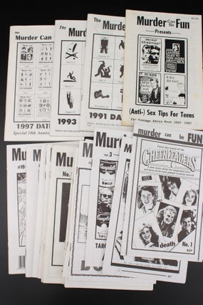 Item #13750 Murder Can Be Fun - Near Complete Run of 22 zine issues. Johnny MARR, et. al