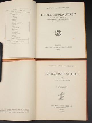Toulouse-Lautrec - Ma&icirc;tres de l'art moderne - Masters of Modern Art [French and English First Editions Boxed Together]