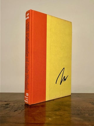 The Philosophy of Andy Warhol (From A to B and Back Again) [INSCRIBED Copy w/Soup Can Drawing]