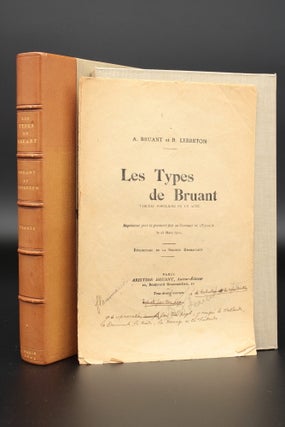 Item #13784 Les Types de Bruant Tableau Populaire en un Acte [Two Successive Sets of...