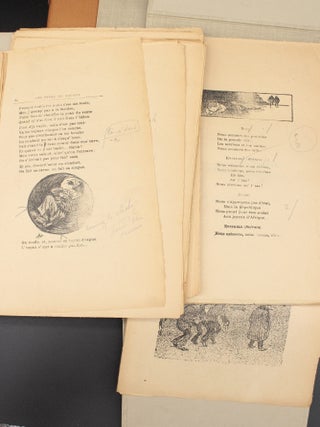 Les Types de Bruant Tableau Populaire en un Acte [Two Successive Sets of Bruant's Corrected Proofs]