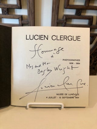 Item #1431 Lucien Clergue Photographies 1958 - 1864 / Jean Cocteau -- SIGNED by Clergue. Jean...