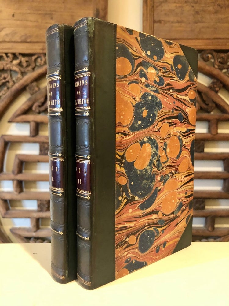 Item #1448 The Remains of Henry Kirke White, of Nottingham, Late of St. John's College, Cambridge; with an Account of His Life; In Two Volumes. Henry Kirke WHITE, Robert Southey, biography of HKW.