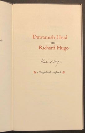Item #1490 Duwamish Head A Copperhead Chapbook. Richard HUGO