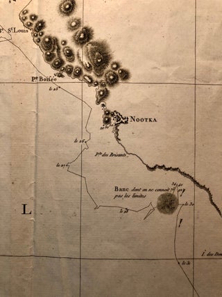 Carte Particuliere de la Côte du Nord-Ouest de l'Amérique Reconnue par les Frégates Françaises la Boussole et l'Astrolabe en 1786. 3e. Feuille