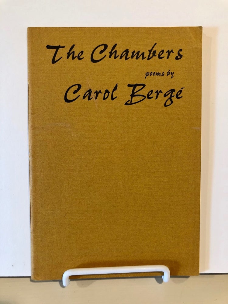 Item #1640 The Chambers -- SIGNED ltd. ed. Carol BERGE.