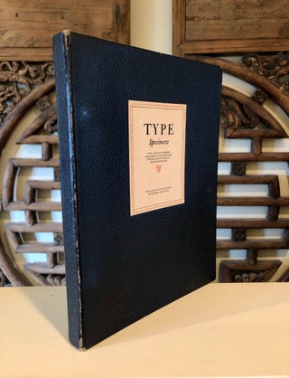 Item #1641 TYPE Specimens; Type Initials Borders Ornaments Rules and Helpful Information to...