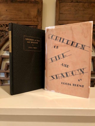 Item #1660 Children of Fire and Shadow - SIGNED Copy. Lucia TRENT