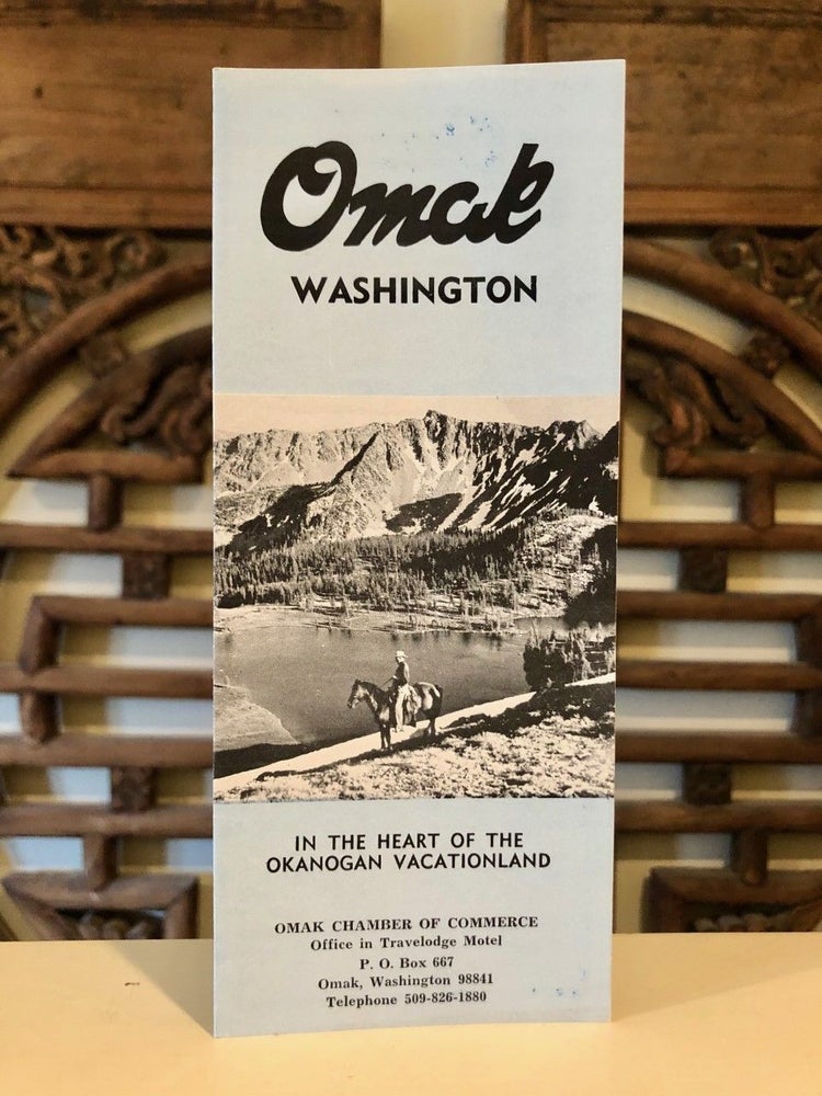 Item #1856 Omak Washington In the Heart of Okanogan Vacationland. WASHINGTON STATE -- Okanogan County.