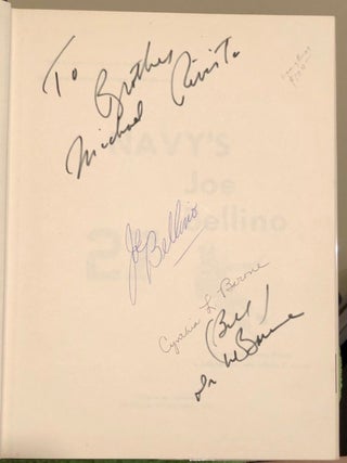 Navy's Joe Bellino: With Intimate Glimpses of Annapolis Life and Informative Sketches of National Sports Awards -- SIGNED copy