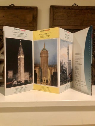 Item #2050 New York Pops Up: 8 Vintage Die Cut Postcards (Pop-Up Booklet). Miriam BERMAN, designer
