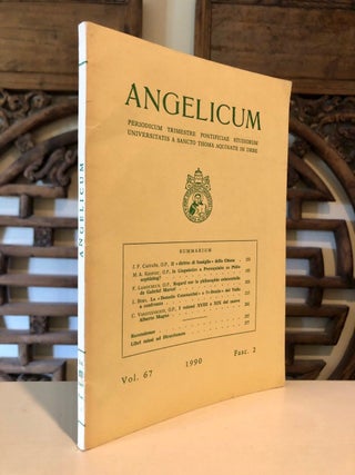Item #2204 La Donatio Constantini e l'Oratio del Valla a Confronto (published in) Angelicum...