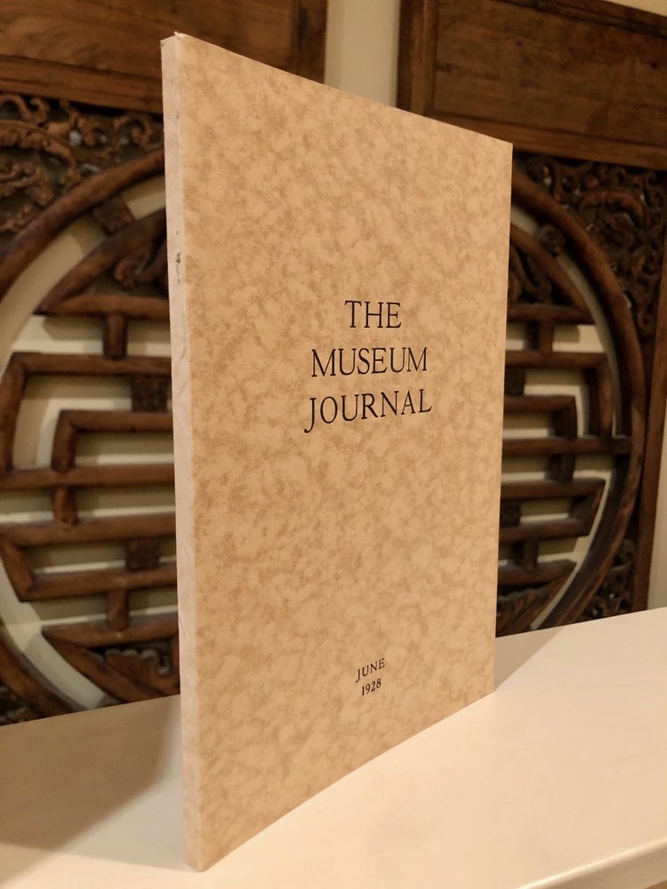 Item #338 The Museum Journal Vol. XIX No. 2; June 1928. J. Alden MASON, Alan Rowe Henry Usher Hall, L. Legrain.