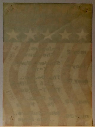Original 1981 Punk Poster for a Roster of Seattle Bands at Danceland USA