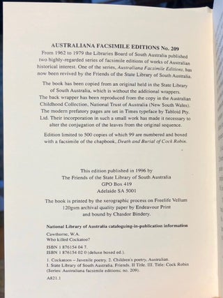Who Killed Cockatoo?