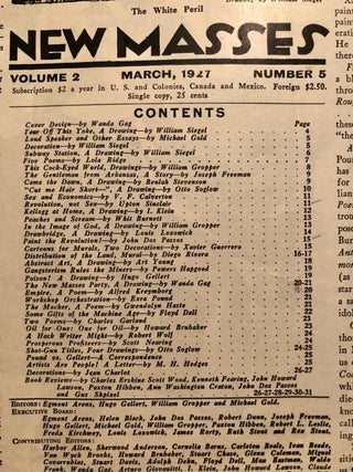New Masses Volume 2 Number 5 March 1927