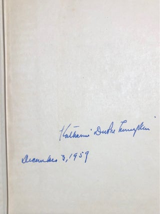 Item #3569 The Making of a Southerner -- SIGNED by Lumpkin. Katharine DU PRE LUMPKIN