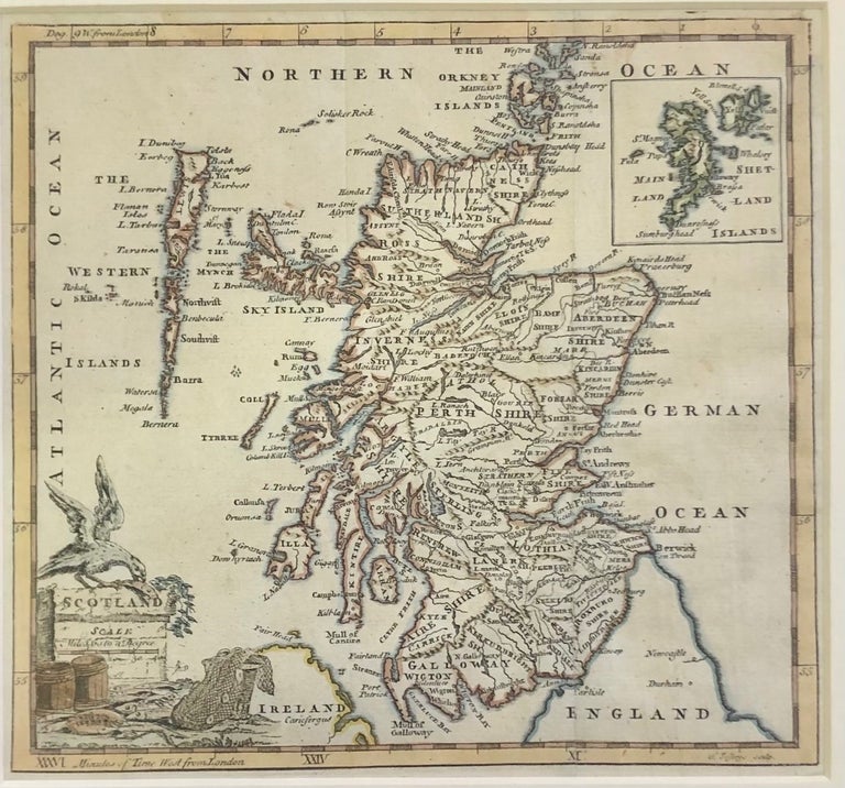 Item #3582 [A Charming Antique Map of] Scotland. T. JEFFERYS, Thomas.