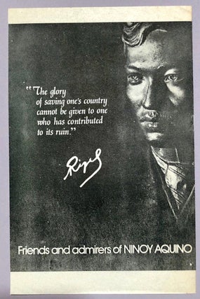 Tearing Down the Dictatorship, Rebuilding Democracy *; *Speech delivered before the joint Rotary Clubs of Metro-Manila at the Manila Hotel, January 23, 1986.