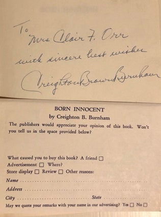 Born Innocent -- SIGNED copy