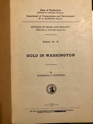 Gold in Washington; Bulletin No. 42