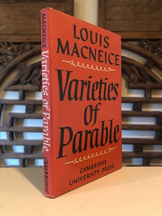 Item #4684 Varieties of Parable. Louis MacNEICE