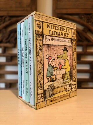 Item #4689 Four Books in the Nutshell Library with Slipcase: One Was Johnny, Chicken Soup with...