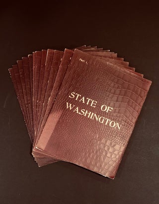 Item #4703 Art Work of the State of Washington [In Twelve Volumes] - COMPLETE set. Edmond S. MEANY