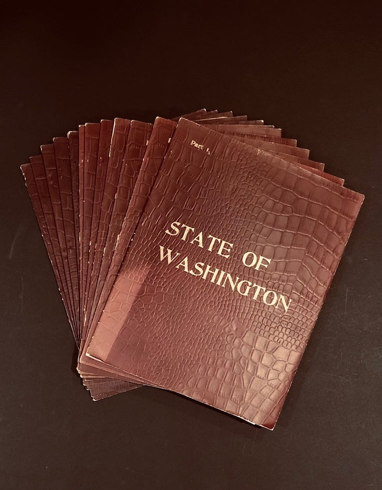 Item #4703 Art Work of the State of Washington [In Twelve Volumes] - COMPLETE set. Edmond S. MEANY.