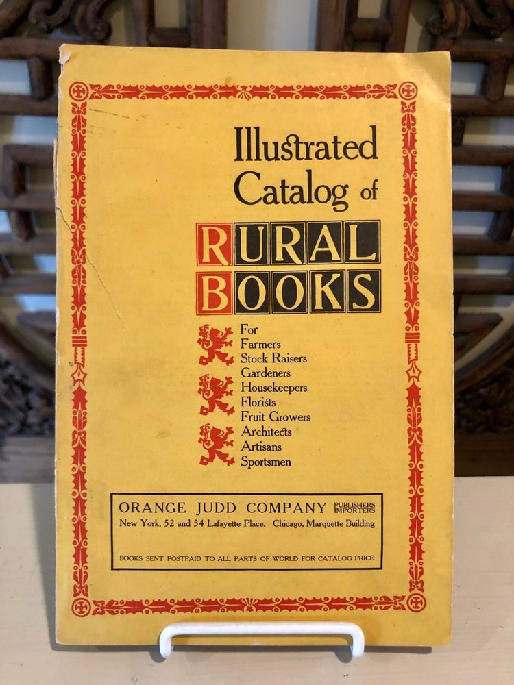 Item #4760 Illustrated Catalog of Rural Books. TRADE CATALOG - Books.