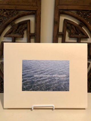 Lake Washington Palimpsest - SIGNED LIMITED EDITION set in folding case with archival carbon pinhole photo print Ltd. to 26 Copies