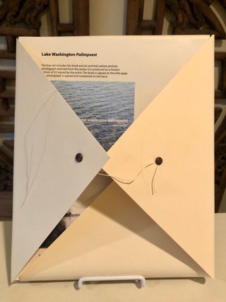 Lake Washington Palimpsest - SIGNED LIMITED EDITION set in folding case with archival carbon pinhole photo print Ltd. to 26 Copies