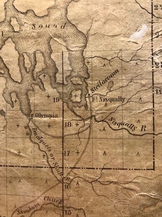 The Genesis of Mass Migration to the Pacific Northwest: A Diagram of a Portion of Oregon Territory -- FRAMED map