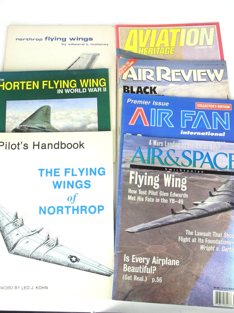Item #4858 Several Publications Devoted to the Flying Wing, 1980-1997. Aviation History.