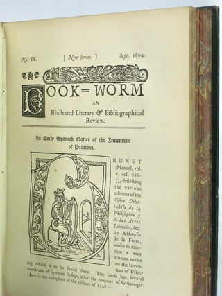 The Book-Worm An Illustrated Literary and Bibliographic Review, New Series No. I - XII [Bookworm]