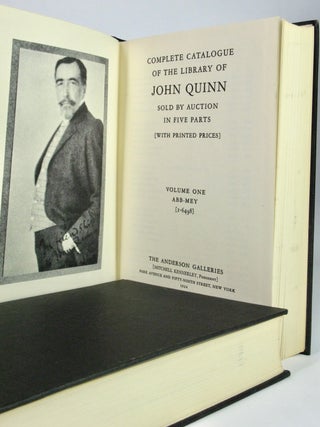 Complete Catalogue of the Library of John Quinn Sold by Auction in Five Parts With Printed Prices [In Two Volumes]