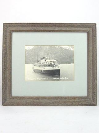 Item #4960 Original Photo British Columbia Coast S. S. Princess Charlotte at Skagway Alaska...